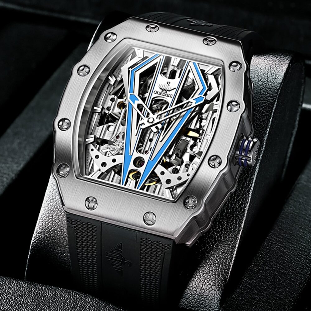 OUPINKE Top Brand Luxury Men Mechanical Automatic Watches Swiss Movement Waterproof Sapphire Mirror Men Automaitc Watches 2