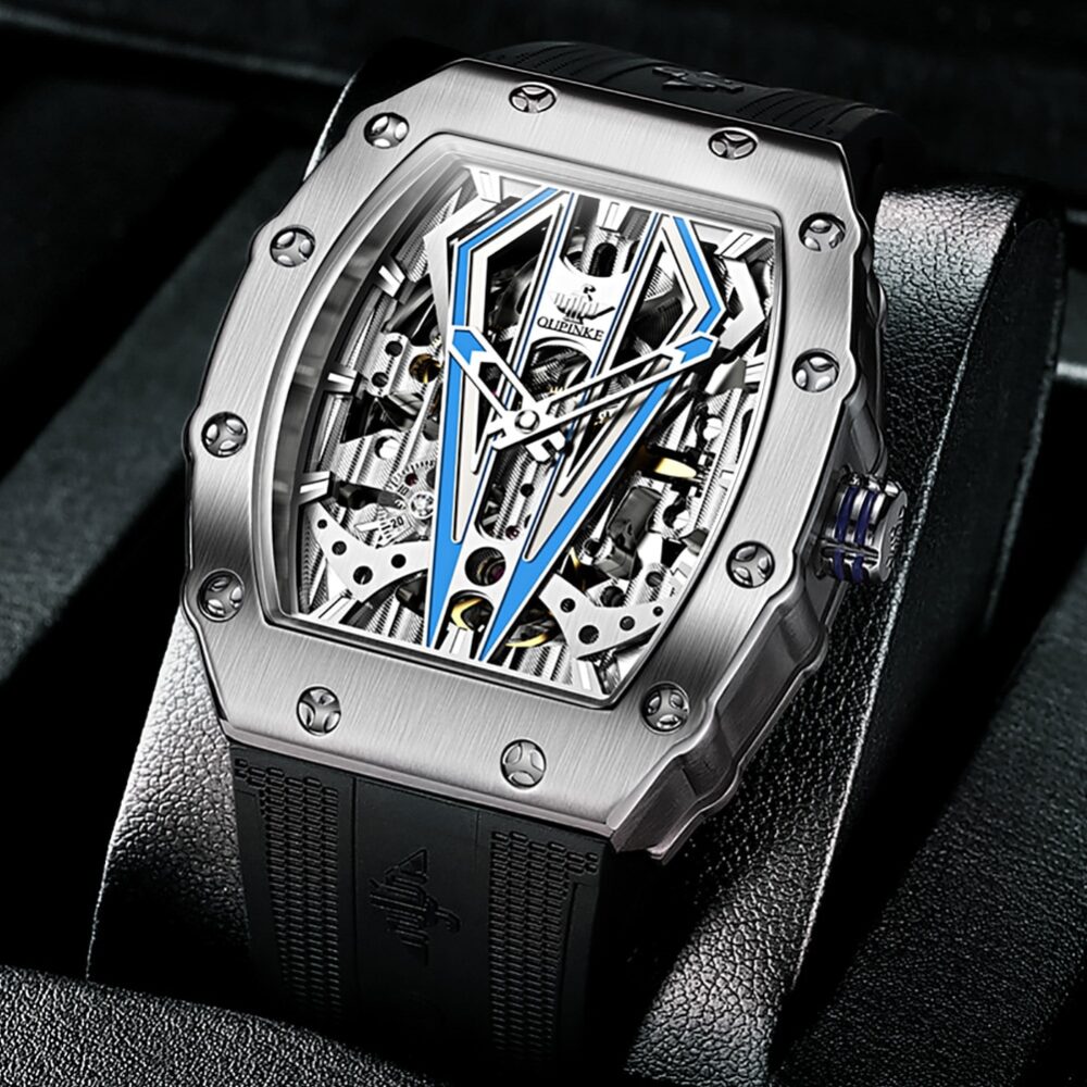 OUPINKE Top Brand Luxury Men Mechanical Automatic Watches Swiss Movement Waterproof Sapphire Mirror Men Automaitc Watches 2